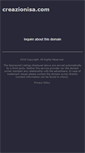Mobile Screenshot of creazionisa.com